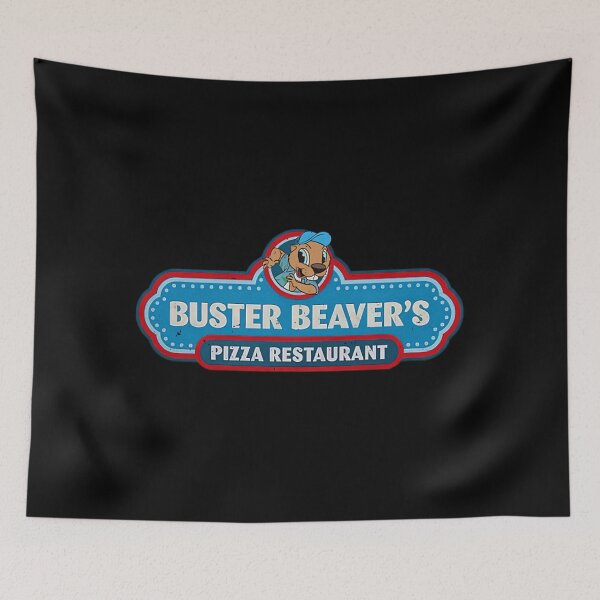 Item preview, Buster Beaver's Pizza Restaurant Logo (The Boys) Distressed T-Shirt designed and sold by TerLoger67.