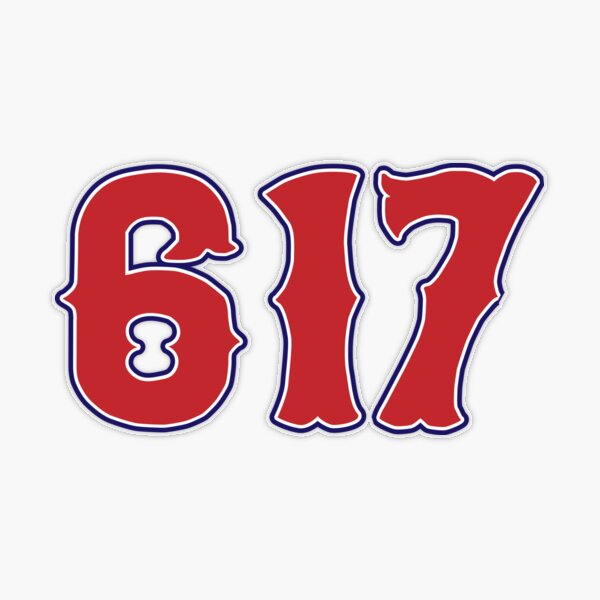 Boston 617 Strong Die-Cut Car Magnet