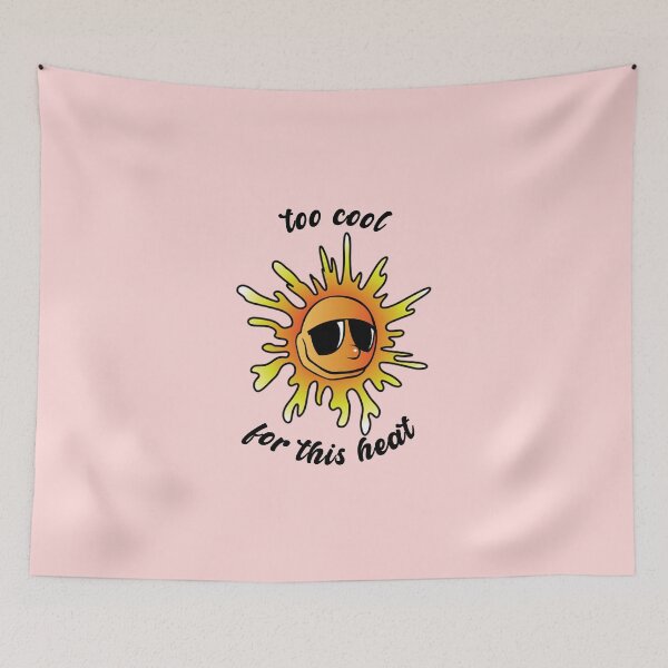 Item preview, Too Cool For This Heat Summer Psychedelic Sun  designed and sold by everything4eva.