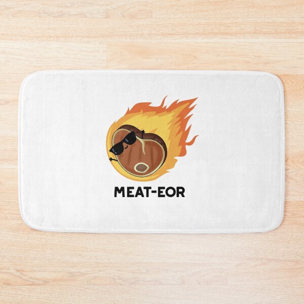 Item preview, Meat-eor Funny Steak Puns  designed and sold by punnybone.