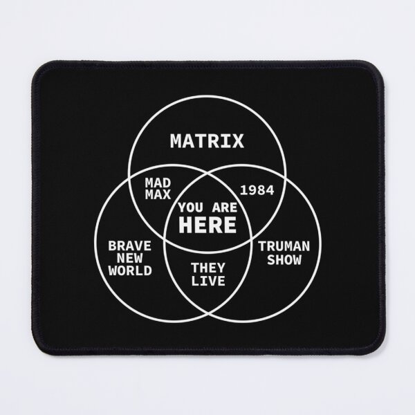 Item preview, George Orwell  1984  You Are Here Meme White  designed and sold by WEEKDRO.