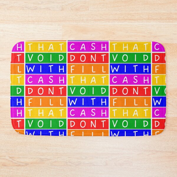 Item preview, Don't fill that void with cash  - Rainbow designed and sold by RainbowWordLand.