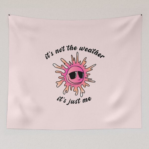 Item preview, No es el clima, soy solo yo Verano Psicodélico Sol Rosa designed and sold by everything4eva.