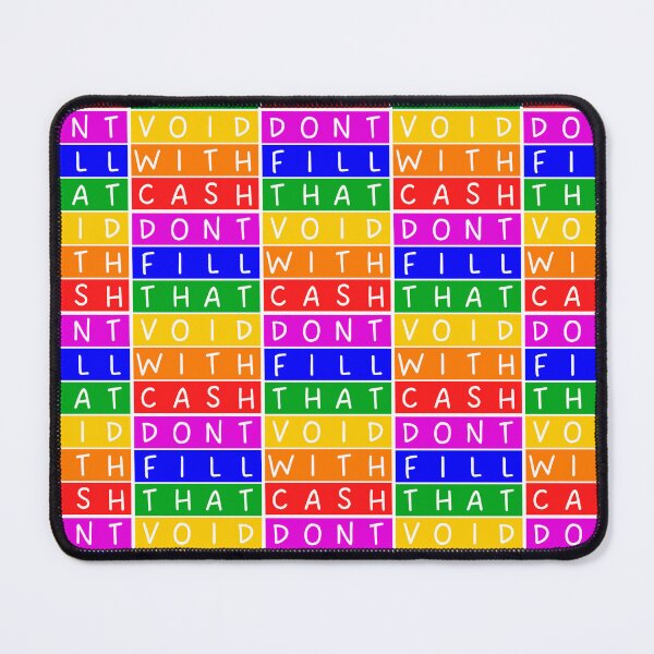 Item preview, Don't fill that void with cash  - Rainbow - Violet to red designed and sold by RainbowWordLand.