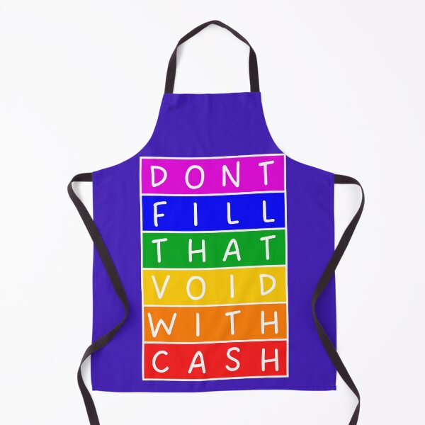 Item preview, Don't fill that void with cash  - Rainbow - Violet to red designed and sold by RainbowWordLand.