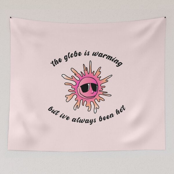Item preview, El globo se está calentando pero siempre he tenido calor Verano Psicodélico Sol Rosa designed and sold by everything4eva.