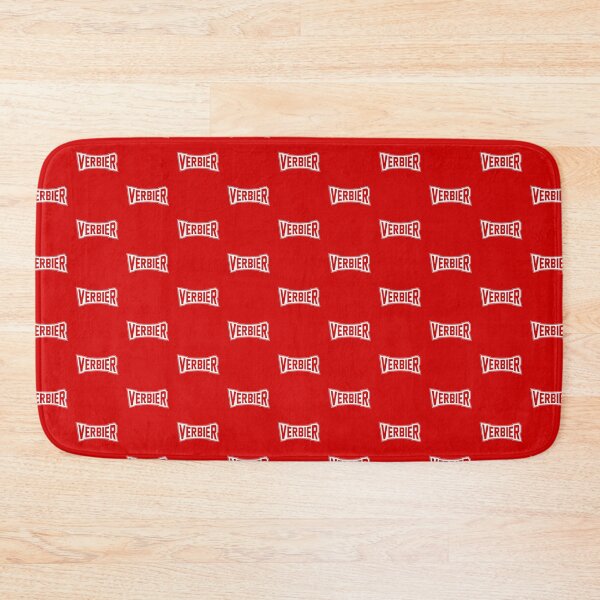 Item preview, Verbier No. 2 / Snow (White) / Red Background designed and sold by PEK1787.