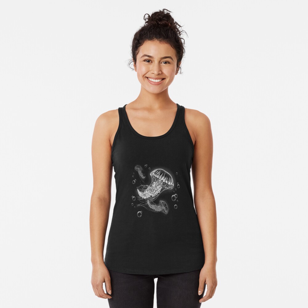 Vista previa del artículo con la obra «Camiseta con espalda nadadora», diseñado y vendido por SuspendedDreams.
