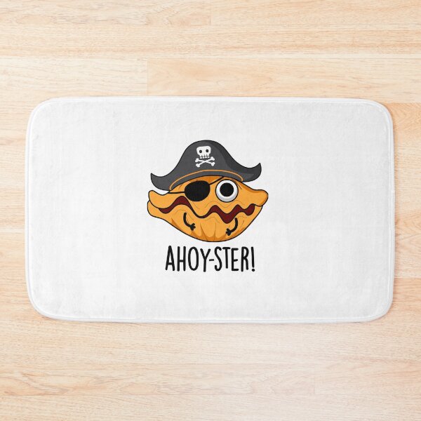 Item preview, Ahoy-ster Pirate Funny Oyster Puns  designed and sold by punnybone.