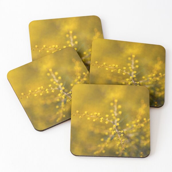Item preview, Wattle Tree Buds In Golden  designed and sold by Joy Watson - Natural Light Photography .