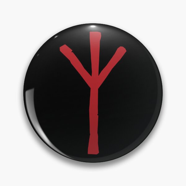 Item preview, Viking Rune - Elhaz Elder Futhark Runic Protection Symbol designed and sold by iscaStudioArt.