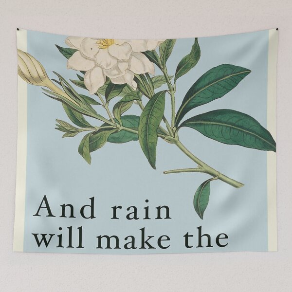 Item preview, Rain Will Make The Flowers Grow - Les Miserables Quote designed and sold by shayvalis354.