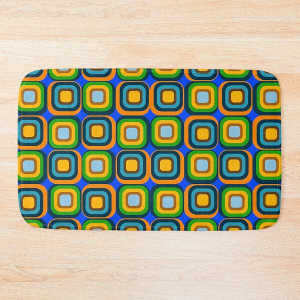 Item preview, retro seventies abstract pattern designed and sold by pauloneill-art.