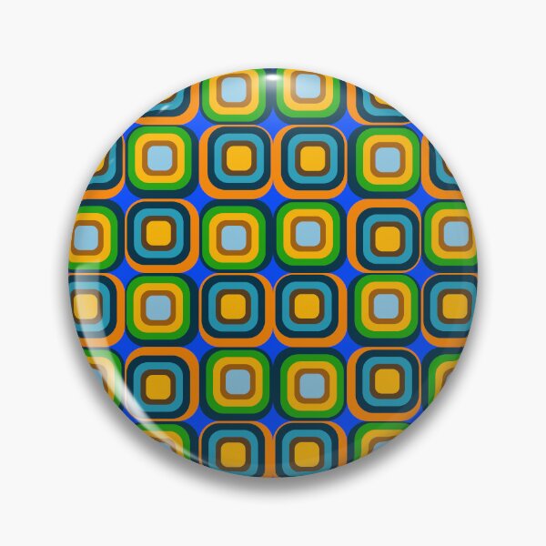 Item preview, retro seventies abstract pattern designed and sold by pauloneill-art.