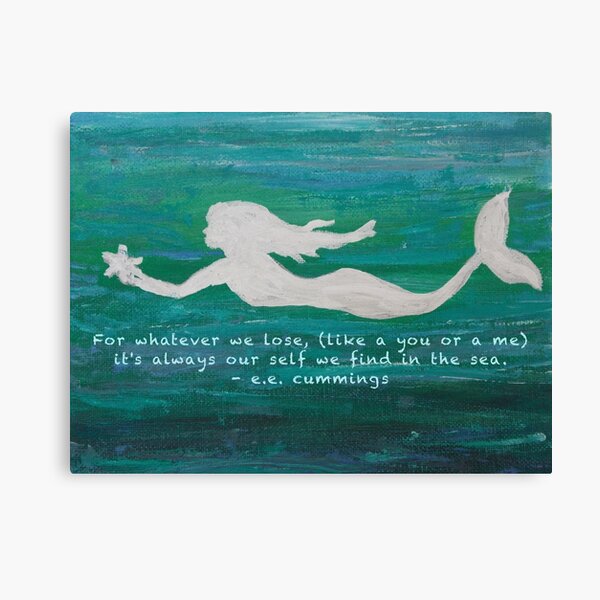 Mermaid Found Canvas Print