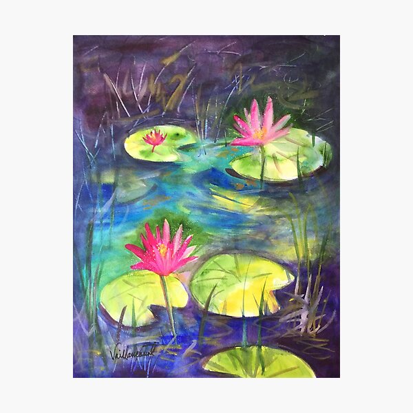 Item preview, Pink Lotus Blossoms designed and sold by Vaillancourt.