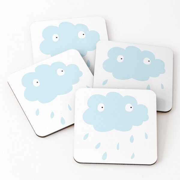Item preview, Cute blue Cloud Rainy designed and sold by Weedvana.