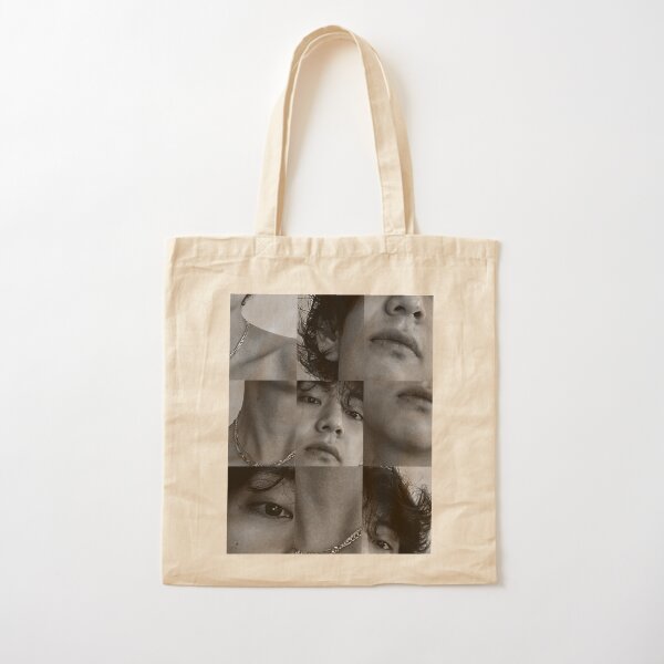 BTS V Taehyung Tote Bag 100% Eco Friendly Cotton Hand 