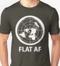 Flat AF Flat Earth Society Unisex T-Shirt