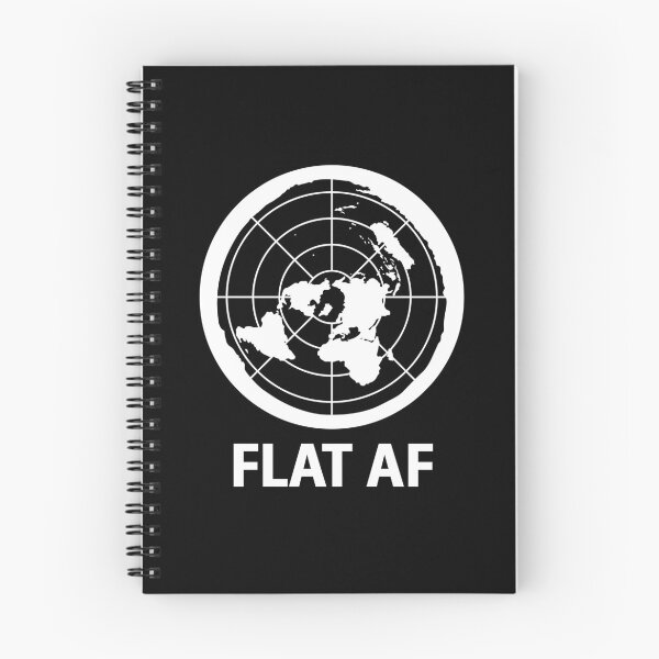 Item preview, Flat AF Flat Earth Society  designed and sold by Tigarlily.