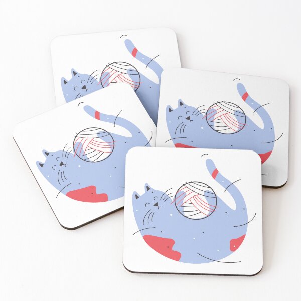 Item preview, Cat With Cotton Ball designed and sold by elgoro173.
