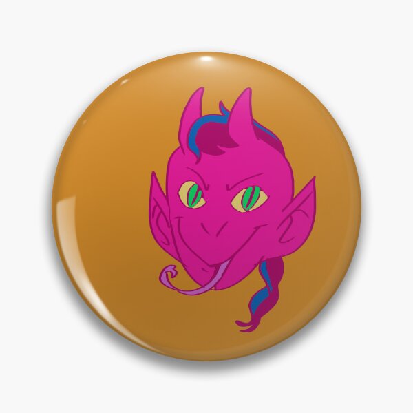Item preview, Demon Head Reg. designed and sold by SpaceQueenKee ⭐️⭐️⭐️⭐️⭐️.