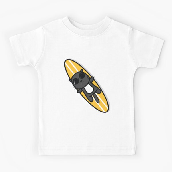 Surfer Cat Kids T-Shirt