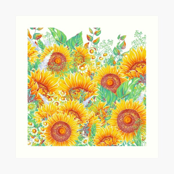 Summer Garden 4 Art Print