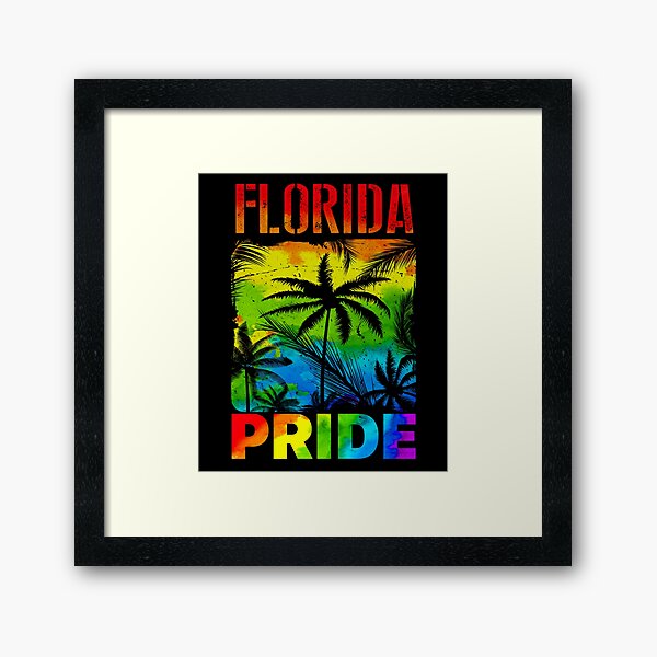 Artikel-Vorschau von Florida-LGBT-Staats-Gay Pride-Regenbogen-Flaggen-T-Shirt, designt und verkauft von sondinh.