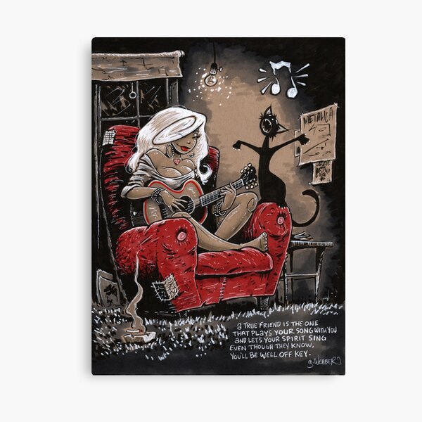 Pillow & Lucky - True Friend Canvas Print