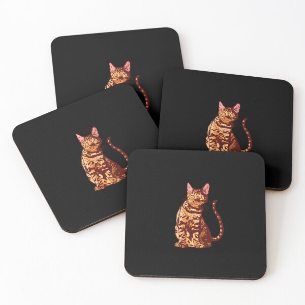 Item preview, Bengal Cat Mom White Text Design designed and sold by RoySqrali.