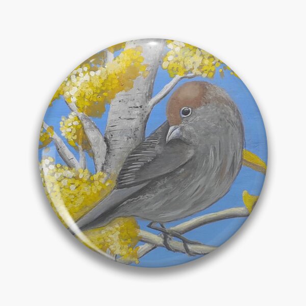 Item preview, Bird on a autumn birch tree designed and sold by WanderingGraha.