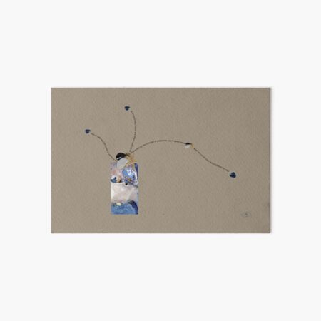 The Secret collage of visual poetry and photography marine beach coastal nautical art introvert Art Board Print