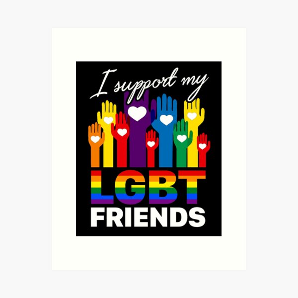Artikel-Vorschau von Ich stütze mein LGBT Freund-Loyalitäts-T-Shirt, designt und verkauft von sondinh.