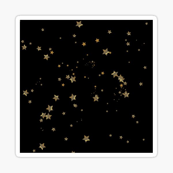 Gold Stars Sticker for Sale by Dani Vercollone
