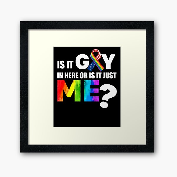 Artikel-Vorschau von Ist es hier homosexuell oder ist es gerade ich - lustiges LGBT T-Shirt, designt und verkauft von sondinh.