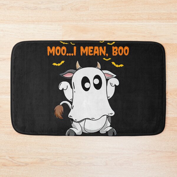 Item preview, Ghost Cow Moo I Mean Boo Pumpkin Moon Halloween designed and sold by LikesConnie.