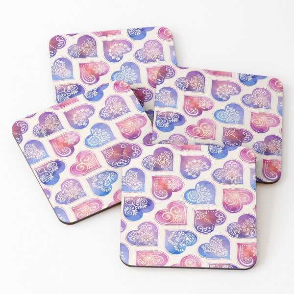 Item preview, Love Heart colorful abstract pattern  designed and sold by Fus-art94.