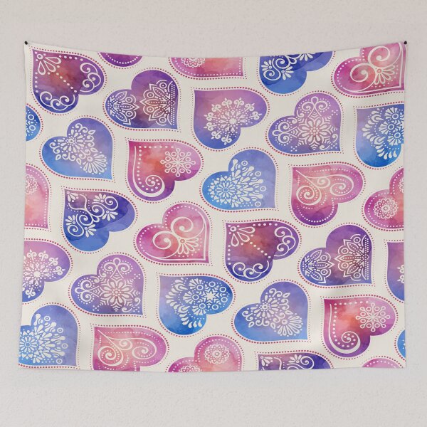 Item preview, Love Heart colorful abstract pattern  designed and sold by Fus-art94.