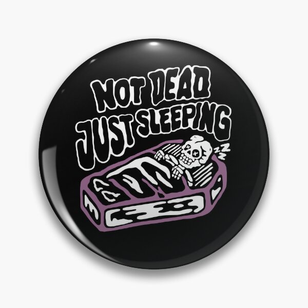 Coffin skeleton Pin