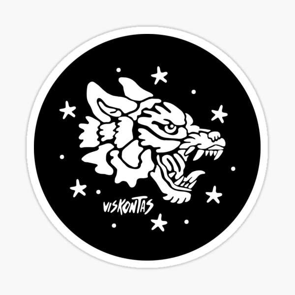 Viskontas wolf Sticker