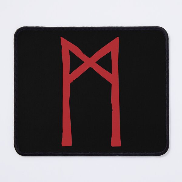 Item preview, Viking Rune - Mannaz Elder Futhark Runic Mankind Symbol designed and sold by iscaStudioArt.
