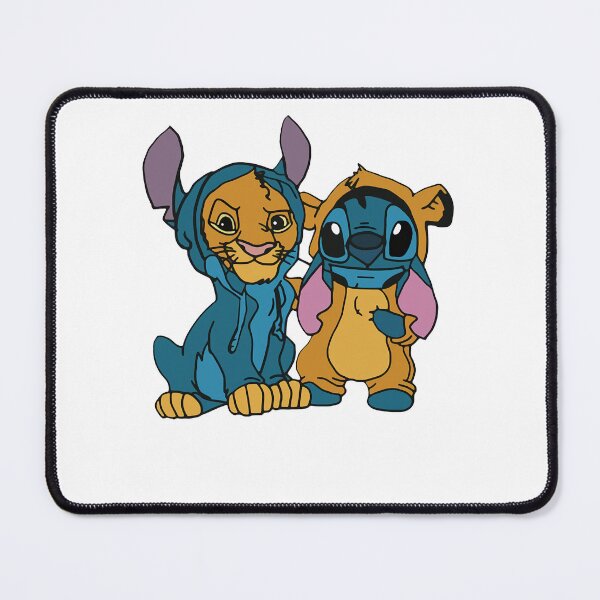 Item preview, Mens Womens Simba And Stitch Unisex Cotton Design Soft Hot Idea Cute Graphic Gifts designed and sold by Gonzales957.