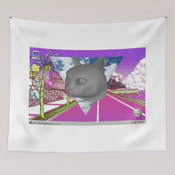 Item preview, ＶＡＰＯＲＷＡＶＥ ＣＡＴ designed and sold by oni spumoni.