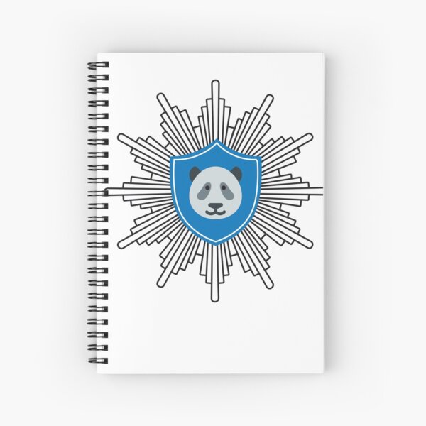 Panda dab just dabber dance football touch down coat of arms DAB police Spiral Notebook