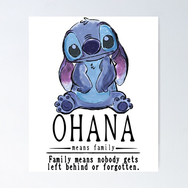 More Then Awesome Dark Red Ohana Means Family Graphic For Fan