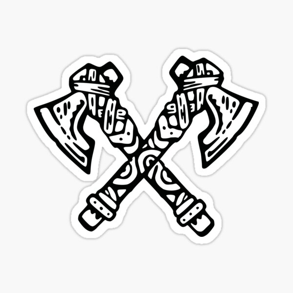 Baltic spirit axes Sticker