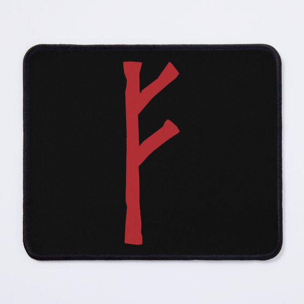 Item preview, Viking Rune - Fehu Elder Futhark Runic Wealth Symbol designed and sold by iscaStudioArt.