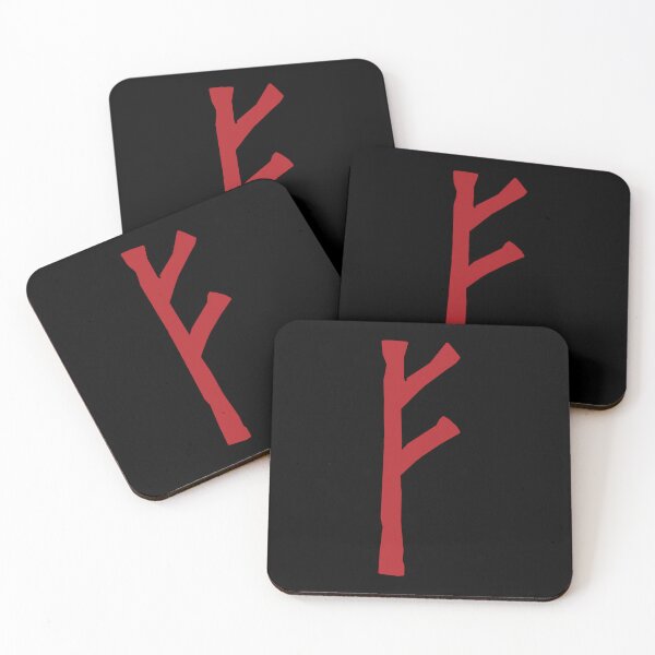 Item preview, Viking Rune - Fehu Elder Futhark Runic Wealth Symbol designed and sold by iscaStudioArt.