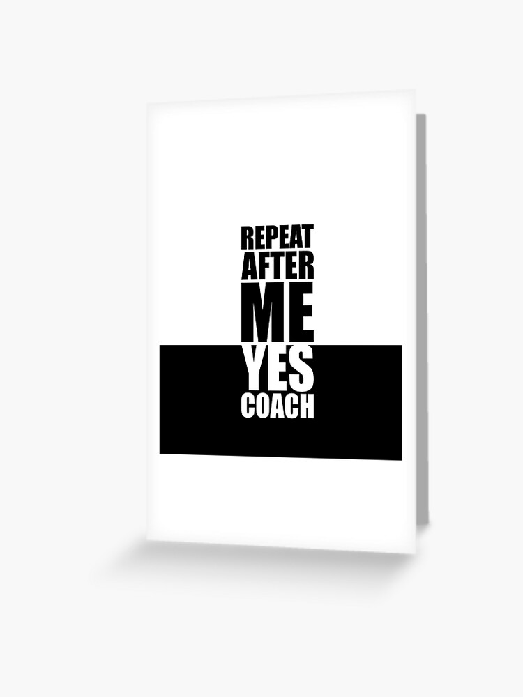 Carte De Vœux Repetez Apres Moi Citation Drole Par Mosaicart Redbubble Carte De Vœux Repetez Apres Moi Citation Drole Par Mosaicart Redbubble